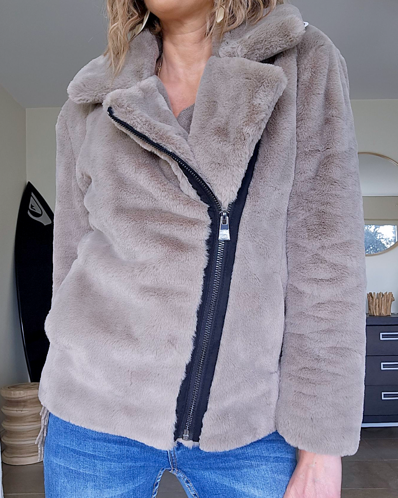 Perfecto fausse fourrure