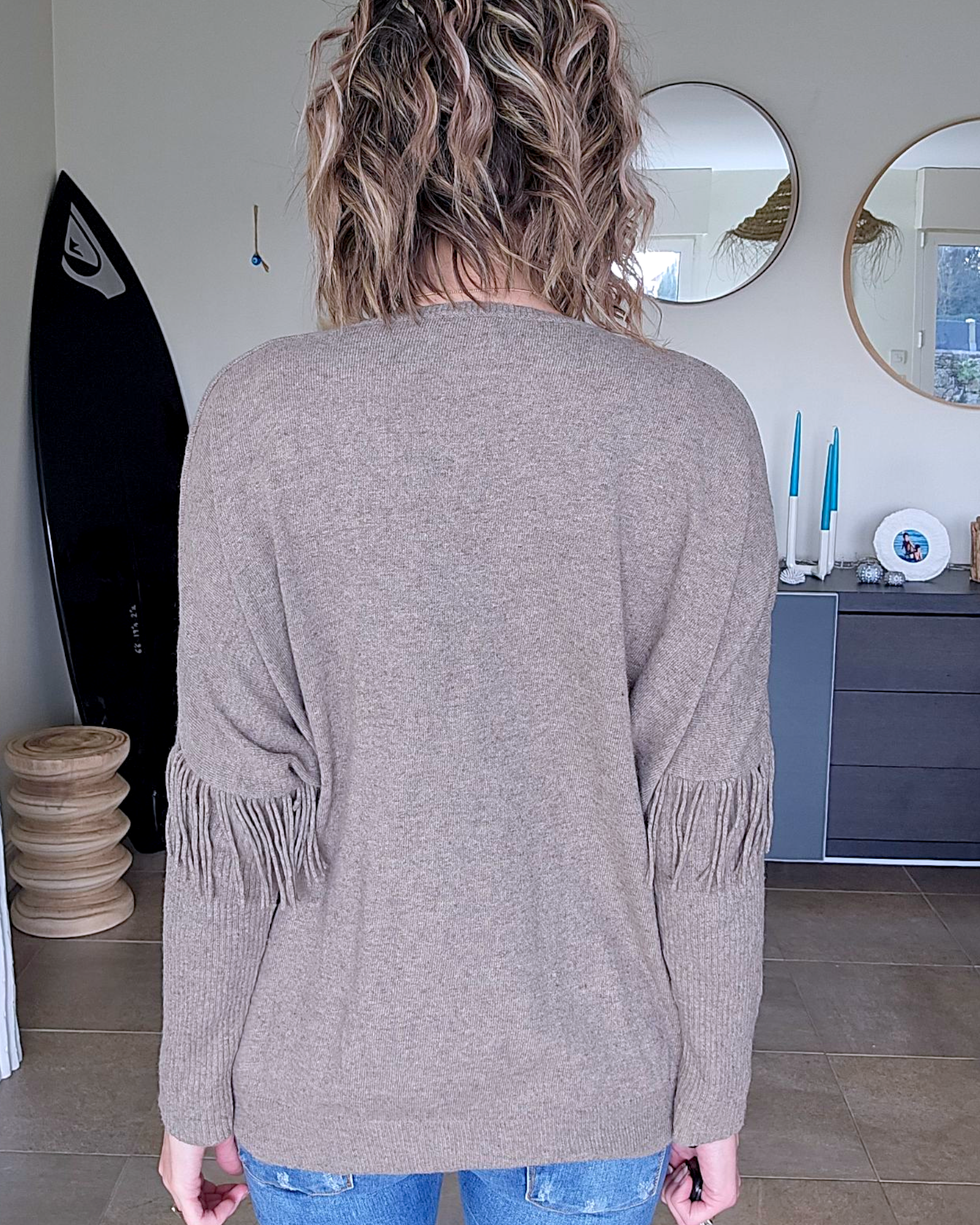 Pull à franges