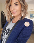 Veste bleue léo