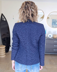 Veste bleue léo