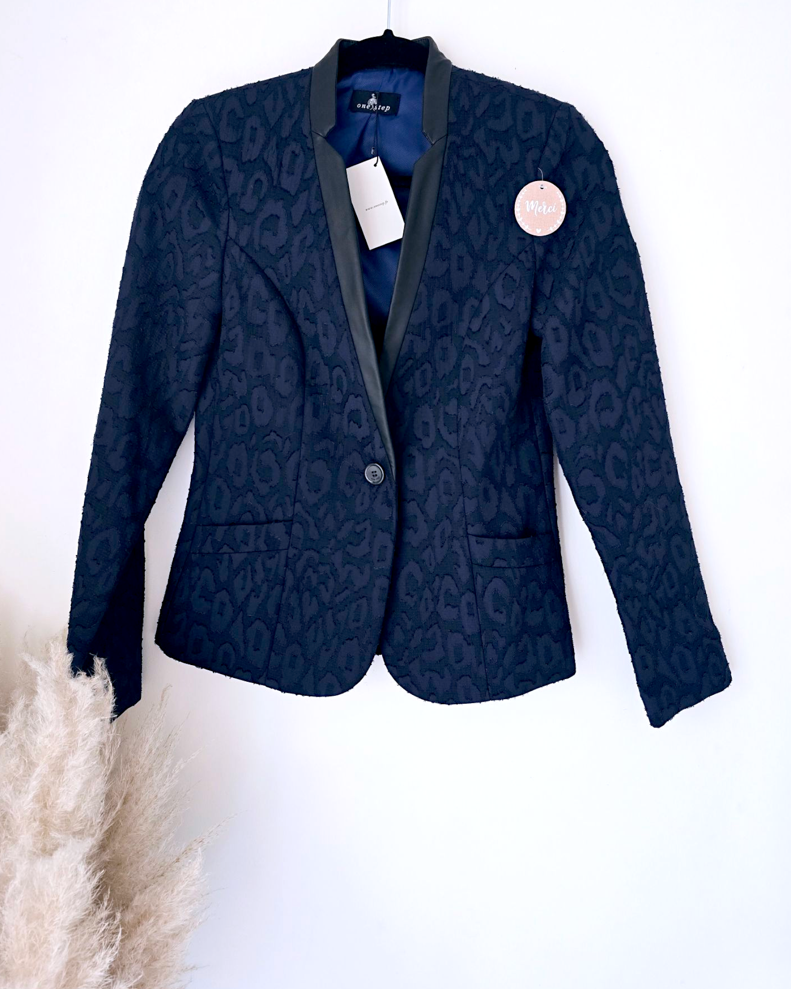 Veste bleue léo