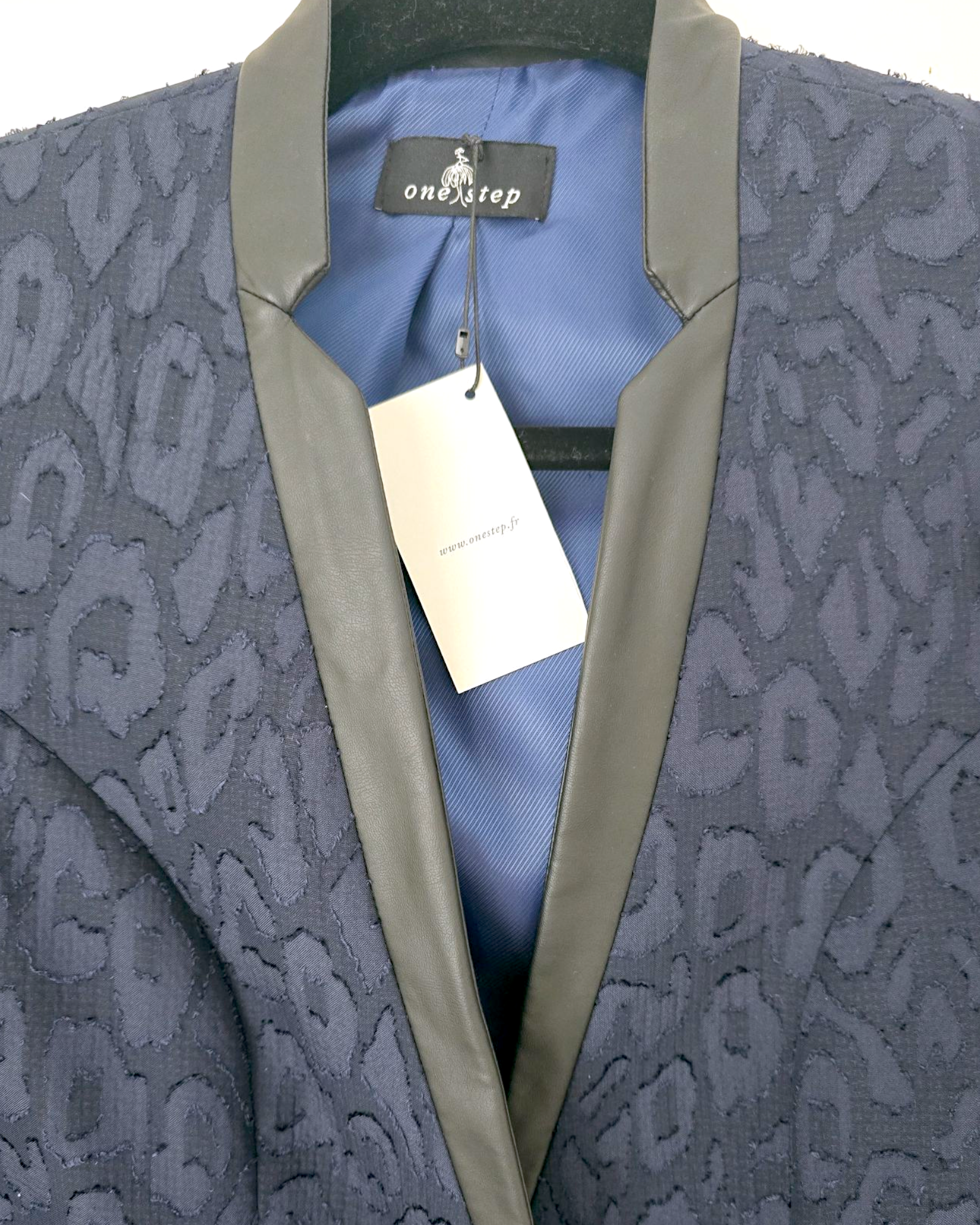 Veste bleue léo