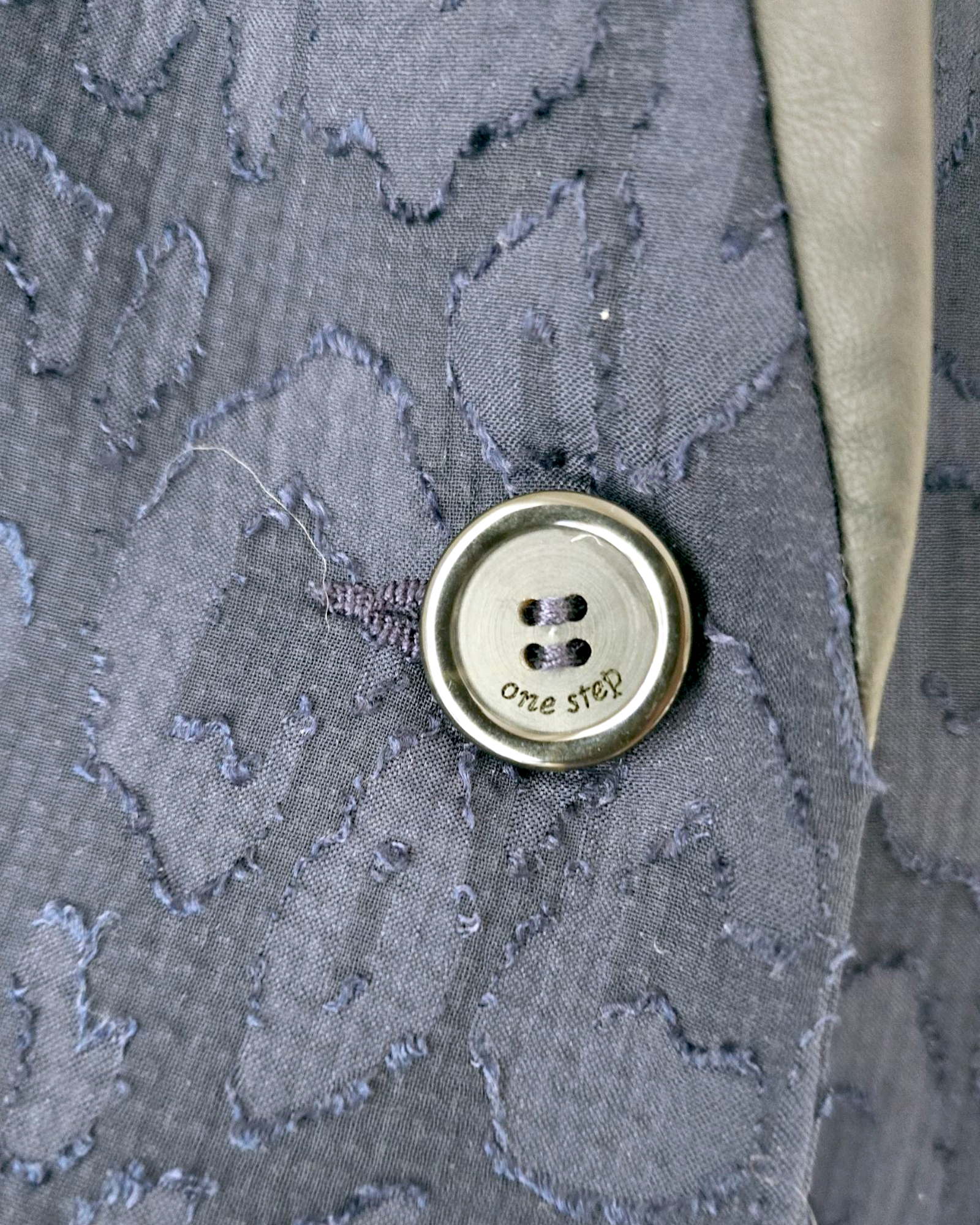 Veste bleue léo
