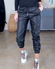 Pantalon jogg huilé