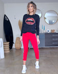 Pantalon jog red