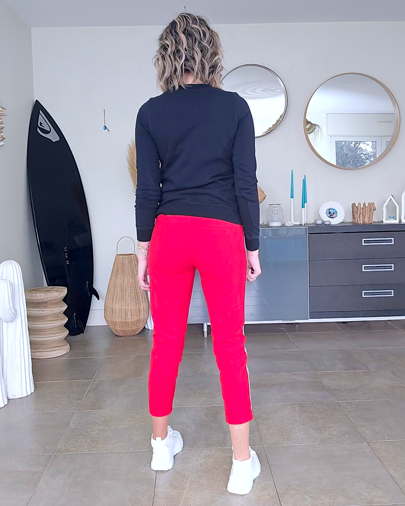 Pantalon jog red