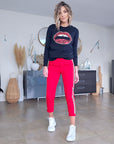 Pantalon jog red