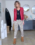 Blouse dos ouvert