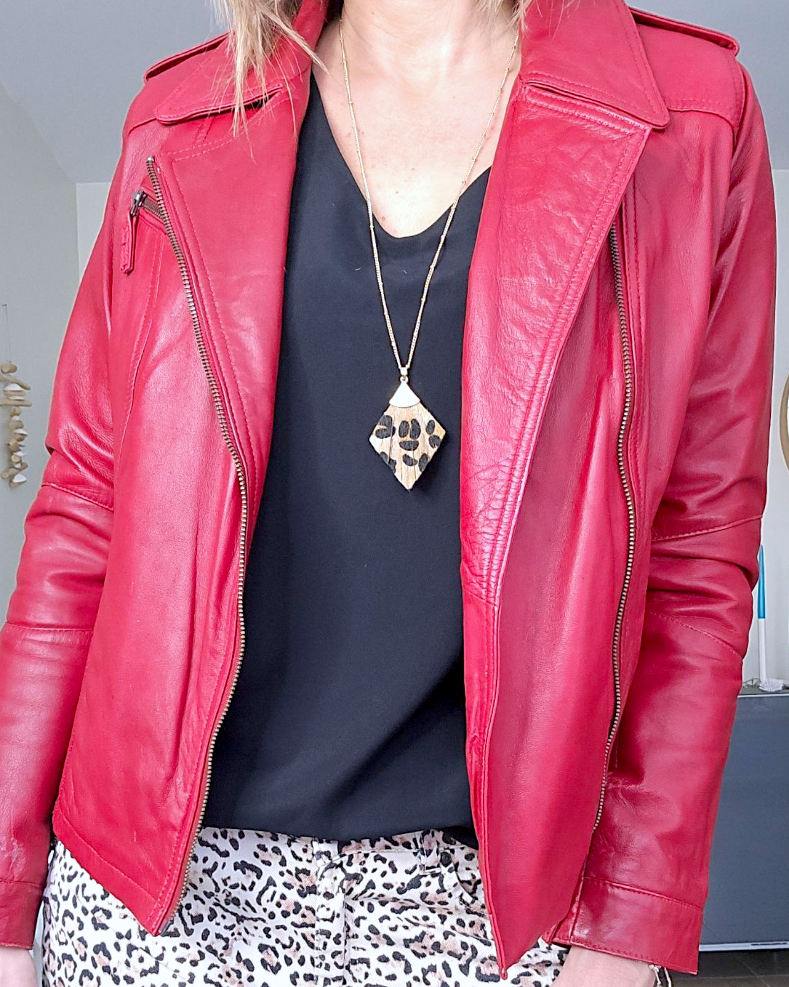 Perfecto cuir red