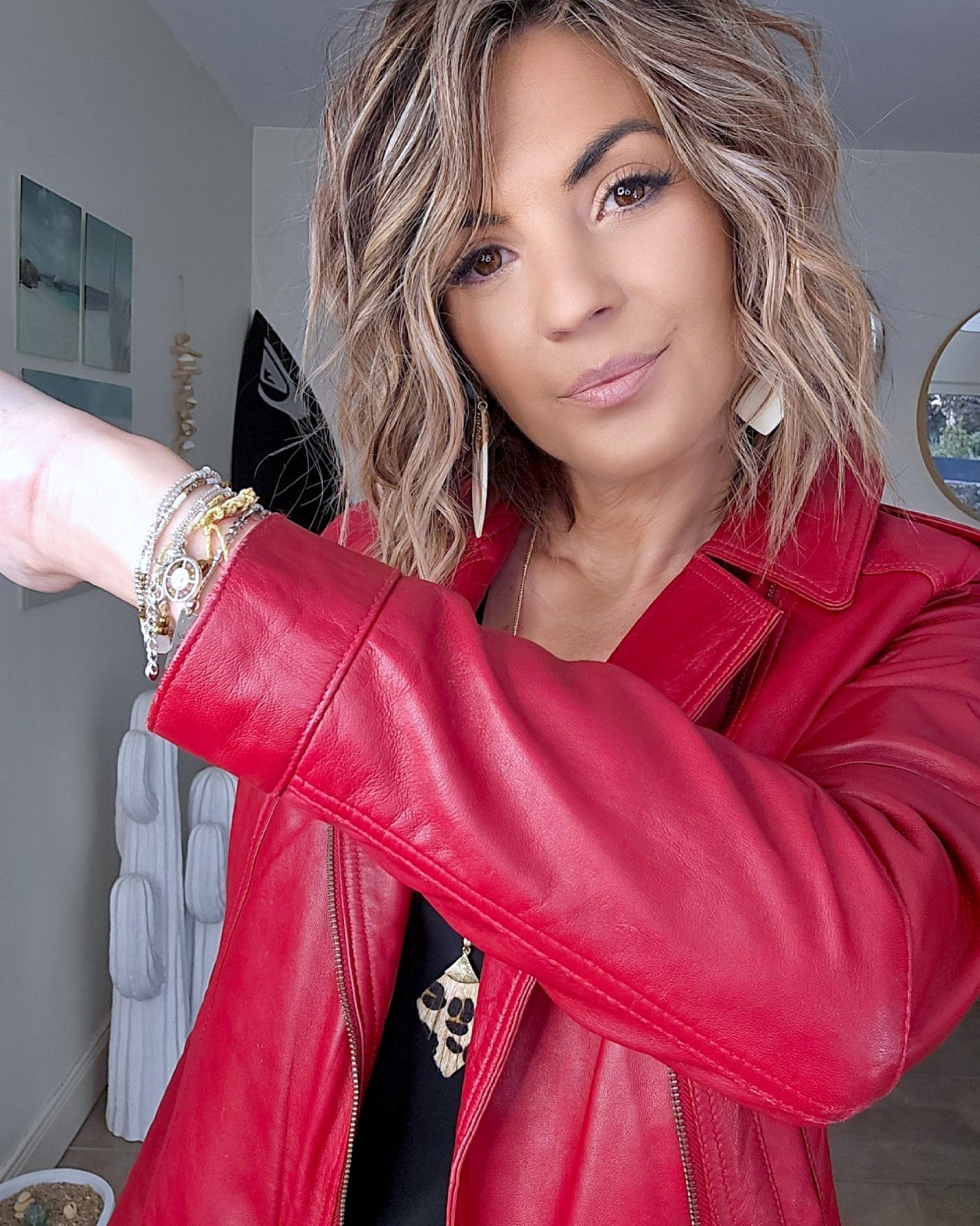 Perfecto cuir red
