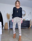 Blouse dos ouvert