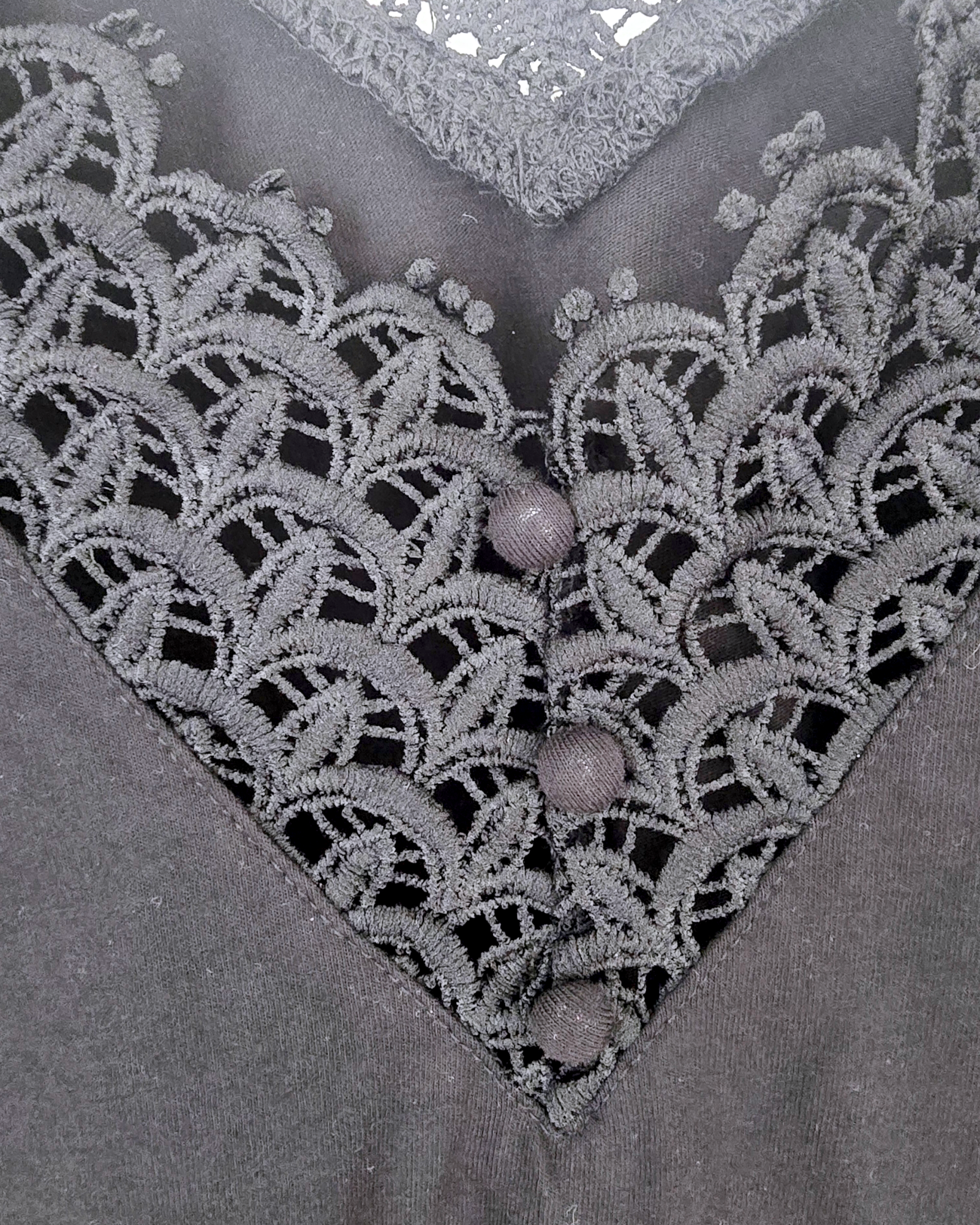 Débardeur noir col V