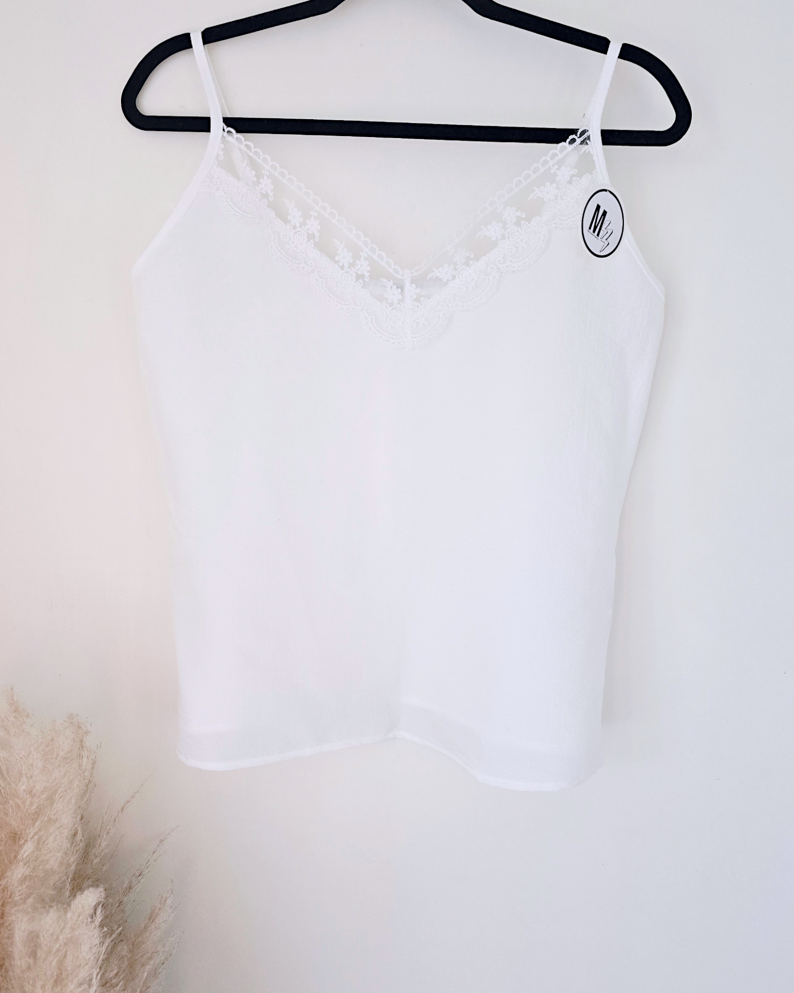 Débardeur col V blanc