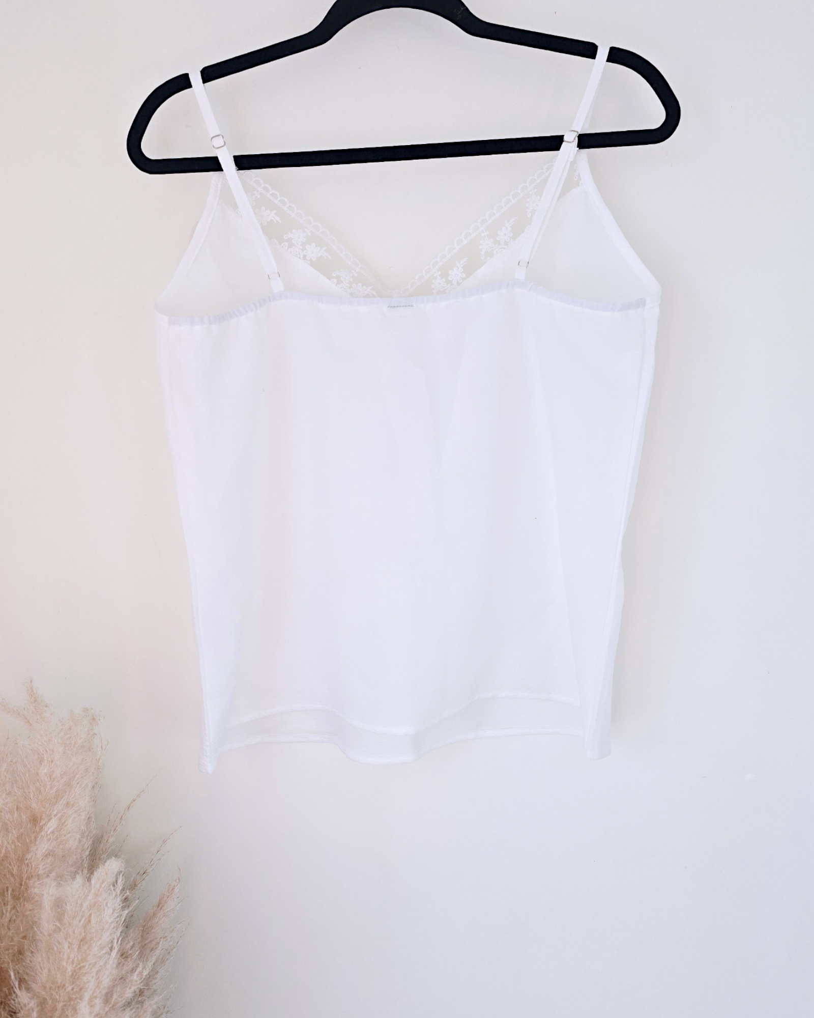 Débardeur col V blanc