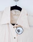 Chemise fluide à imprimé en relief - 𝐌𝐚𝐫𝐢𝐧𝐚𝟒𝟒𝐟𝐚𝐦𝐢𝐥𝐲