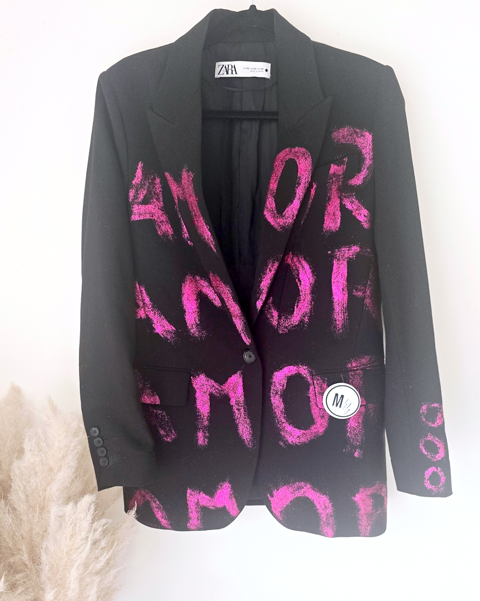 Blazer noir créateur Amor