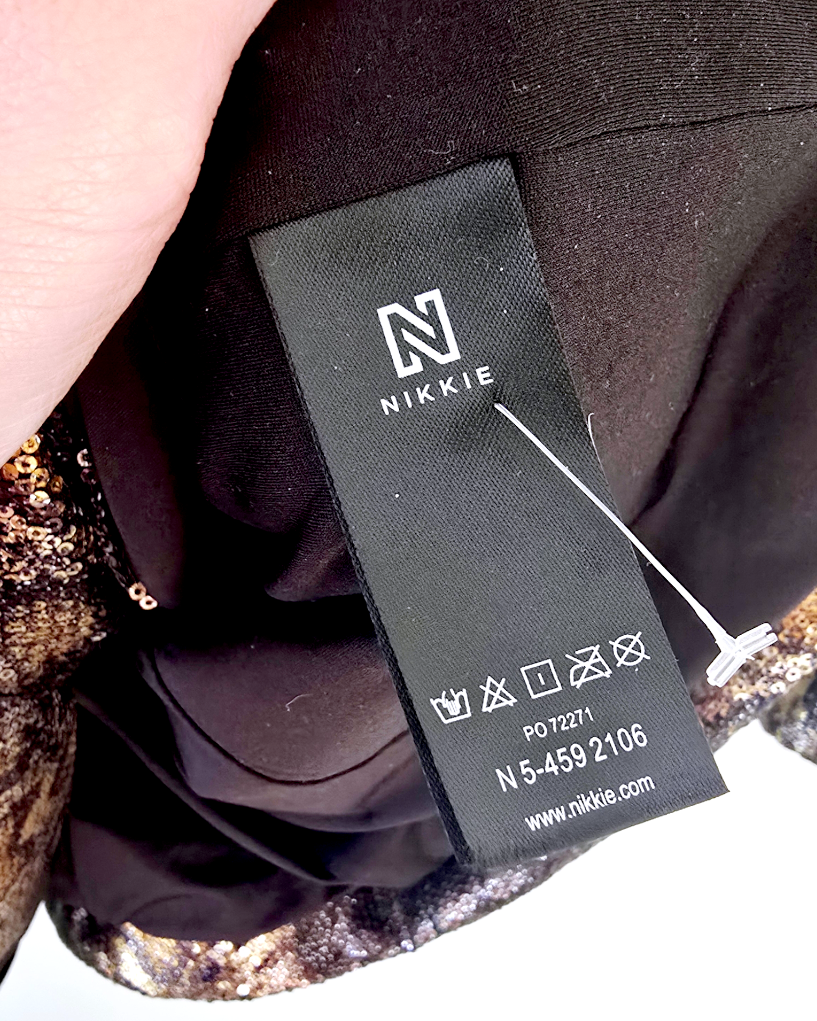 Robe smoking imprimé python à sequins