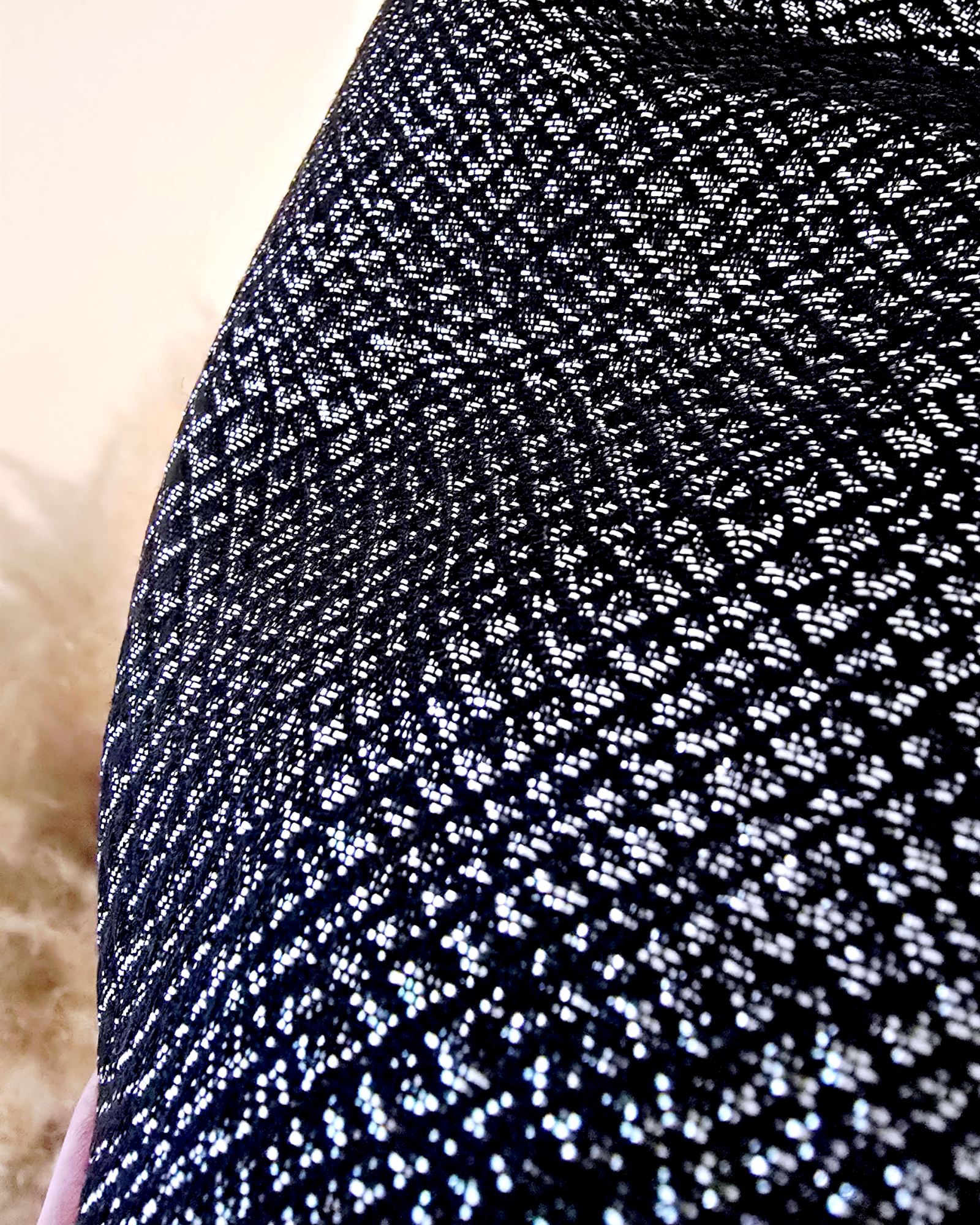 Veste cintrée argentée