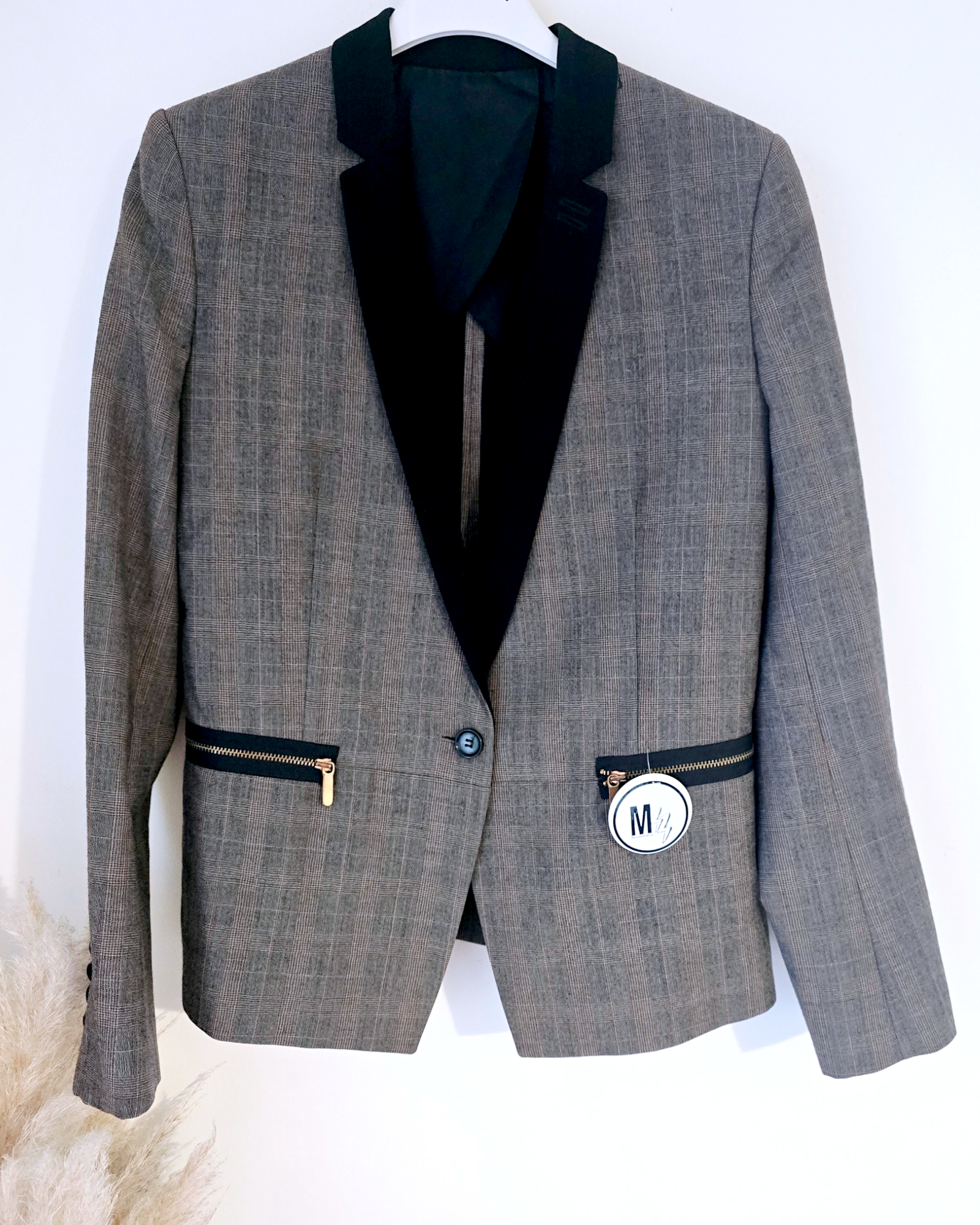 Veste vintage à carreaux