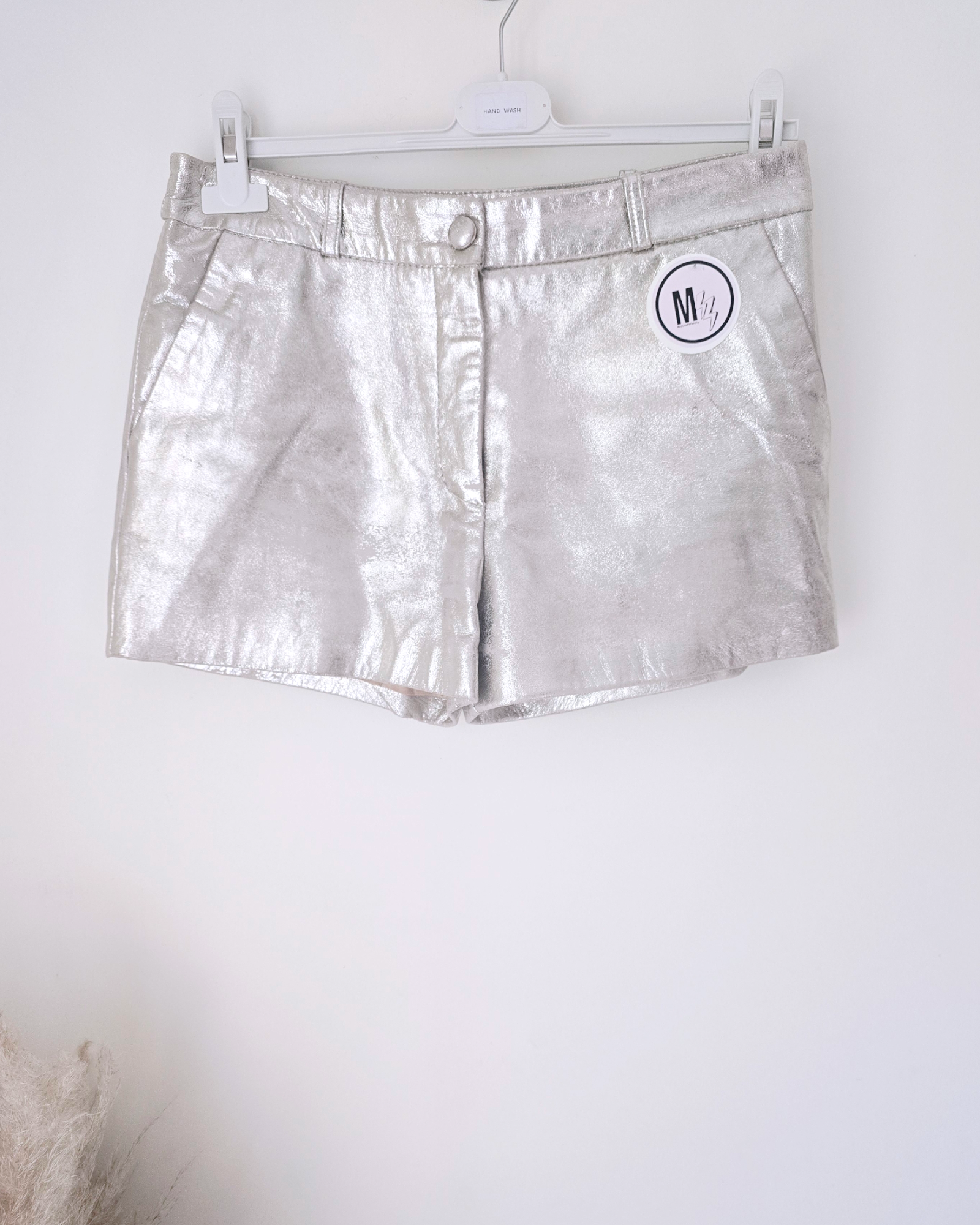 Short irisé 100% cuir
