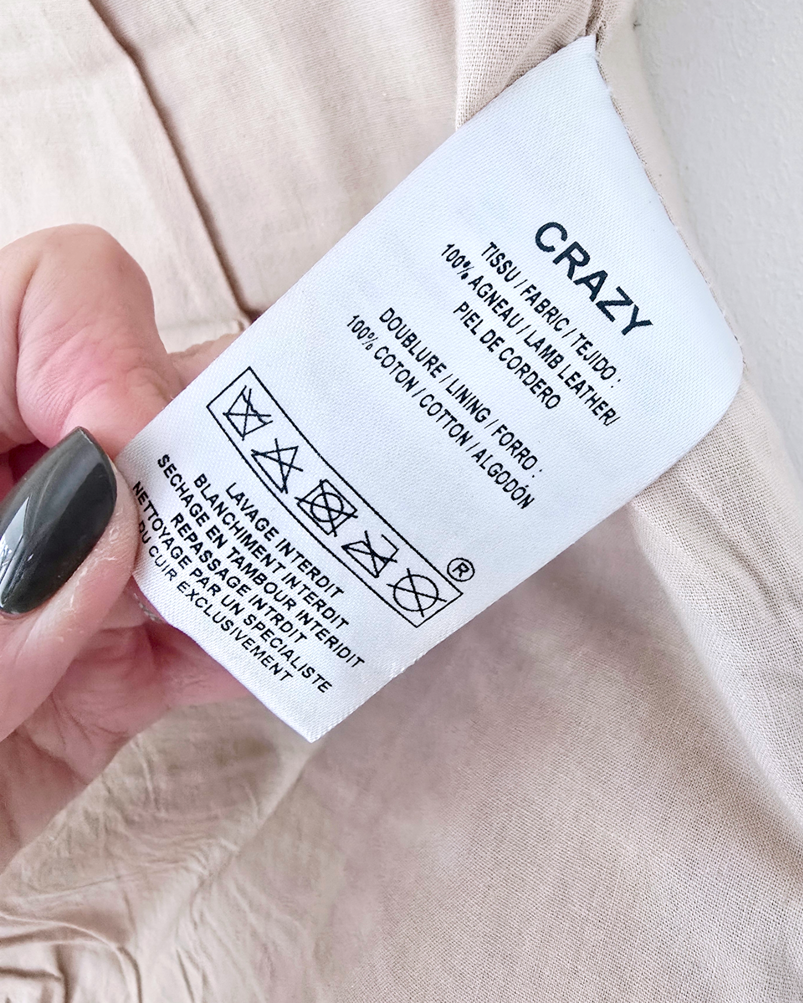 Short irisé 100% cuir