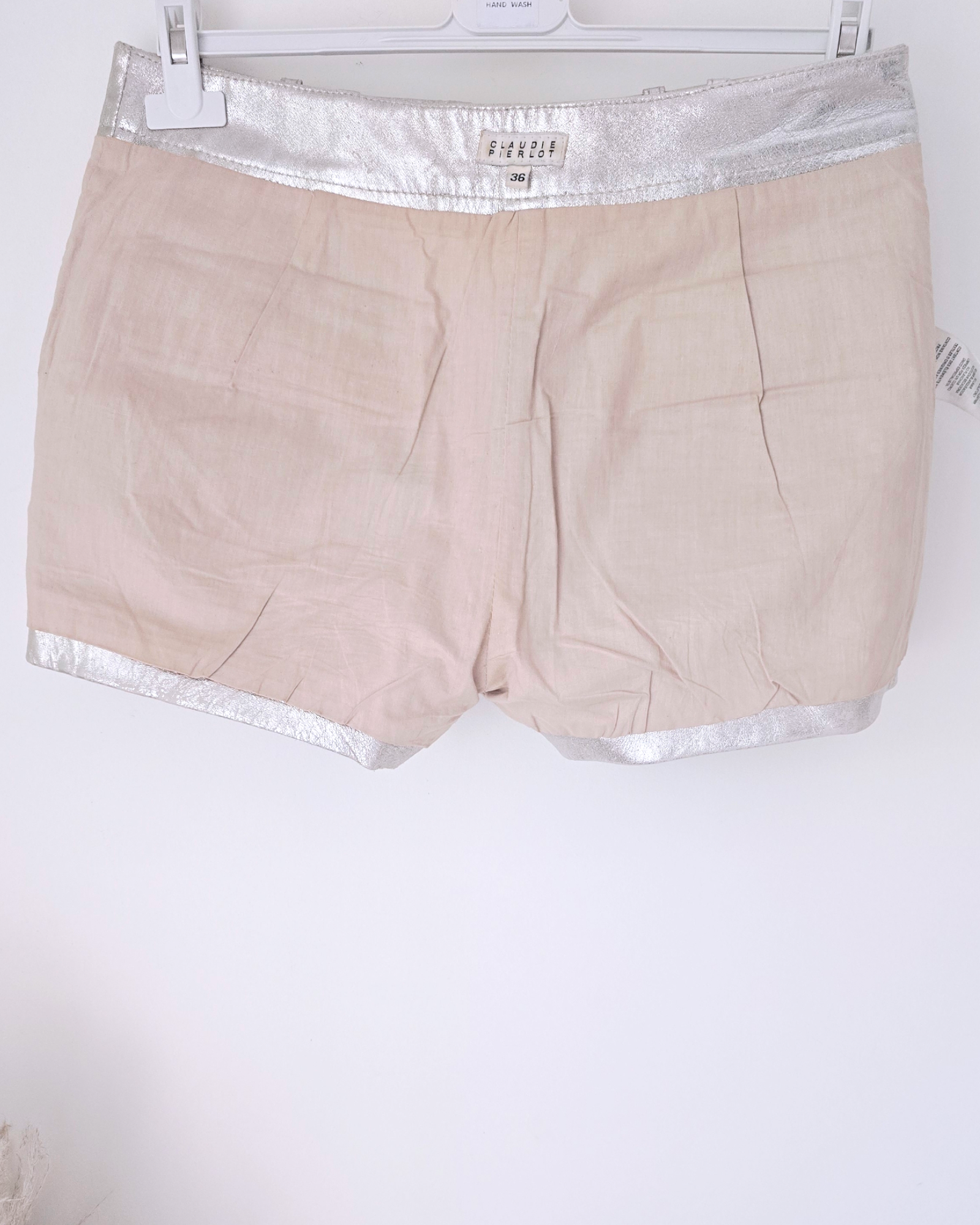 Short irisé 100% cuir