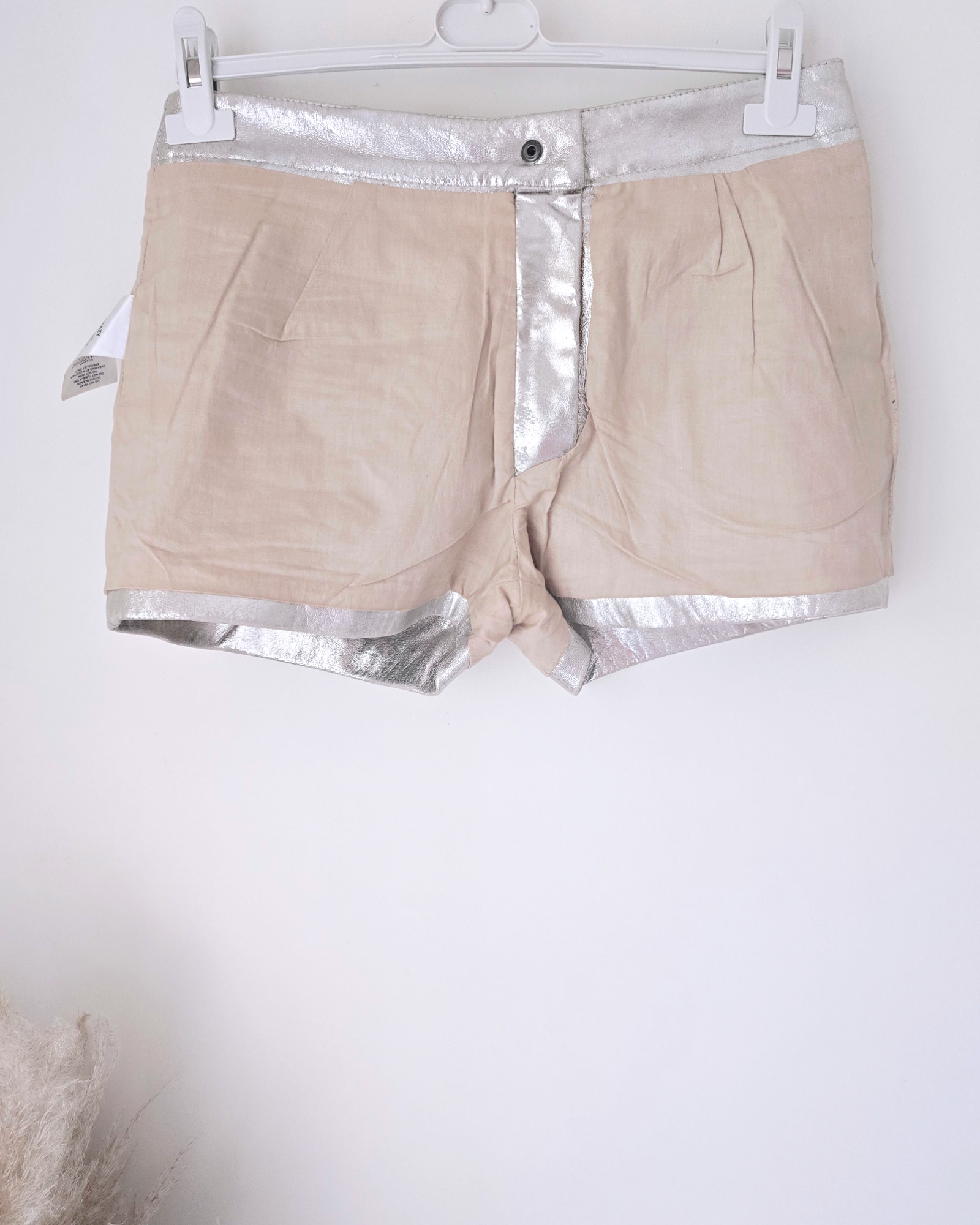Short irisé 100% cuir