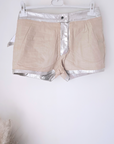 Short irisé 100% cuir