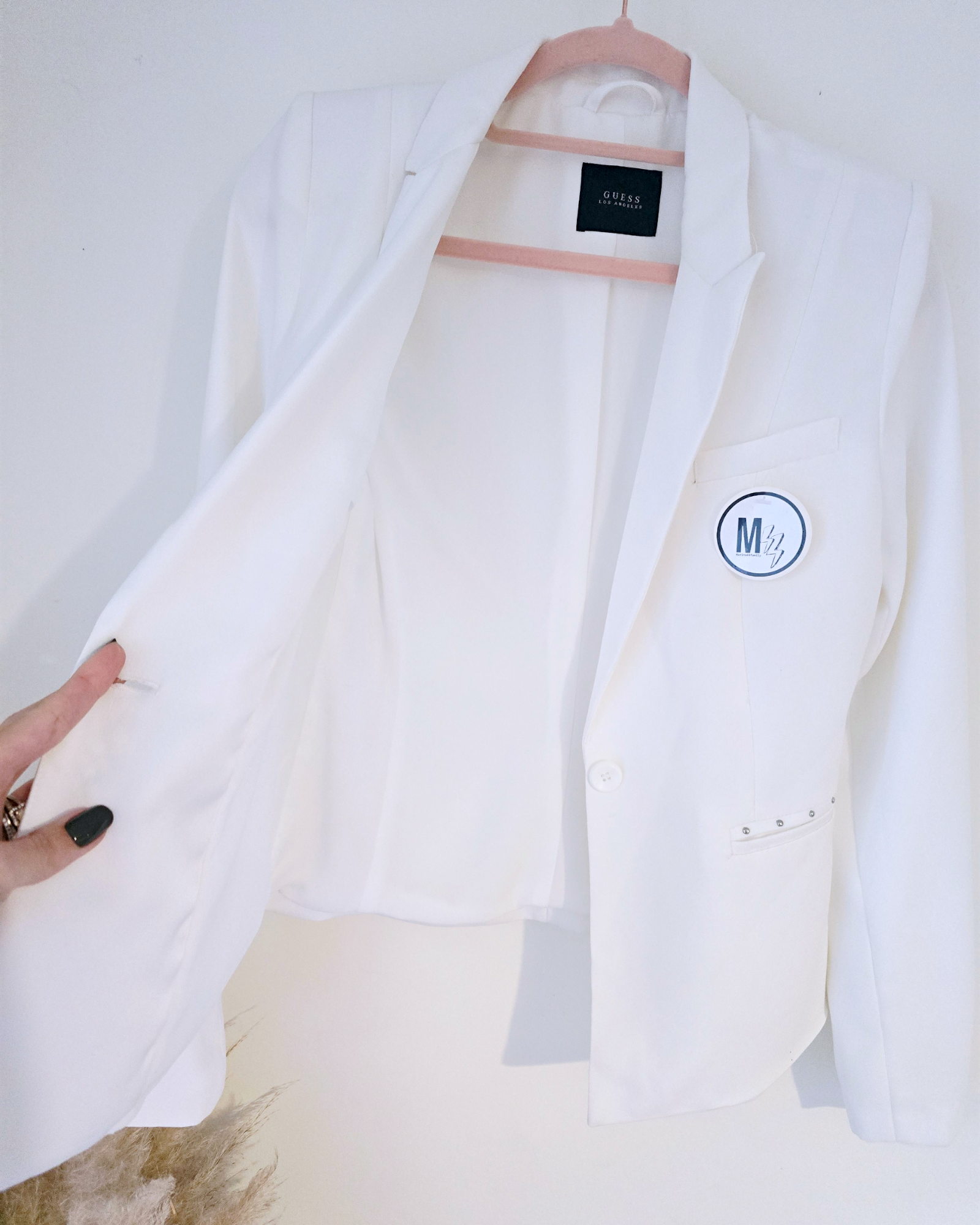 Veste cintrée blanche