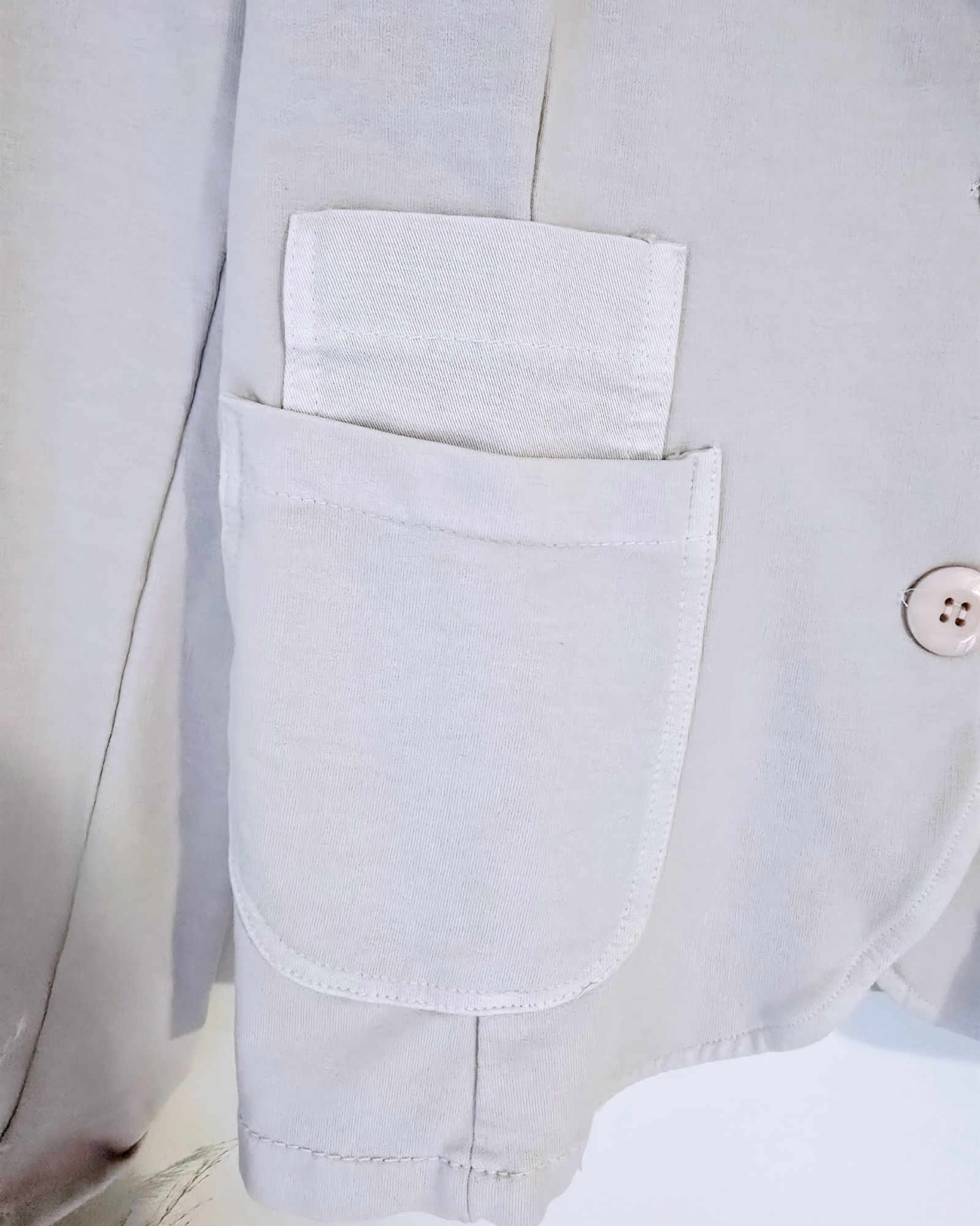 Veste cintrée beige éclair