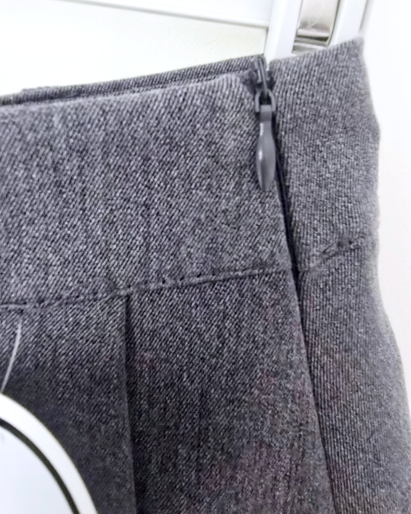 Jupe-short écolière grise