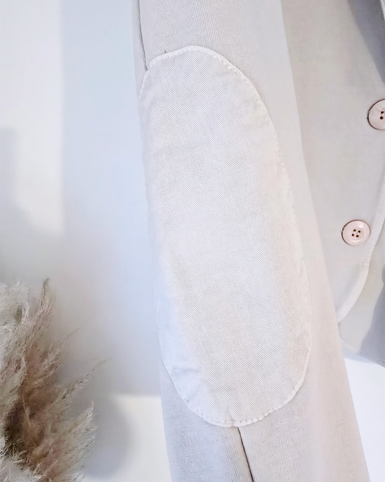 Veste cintrée beige éclair