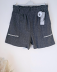 Short chevron gris