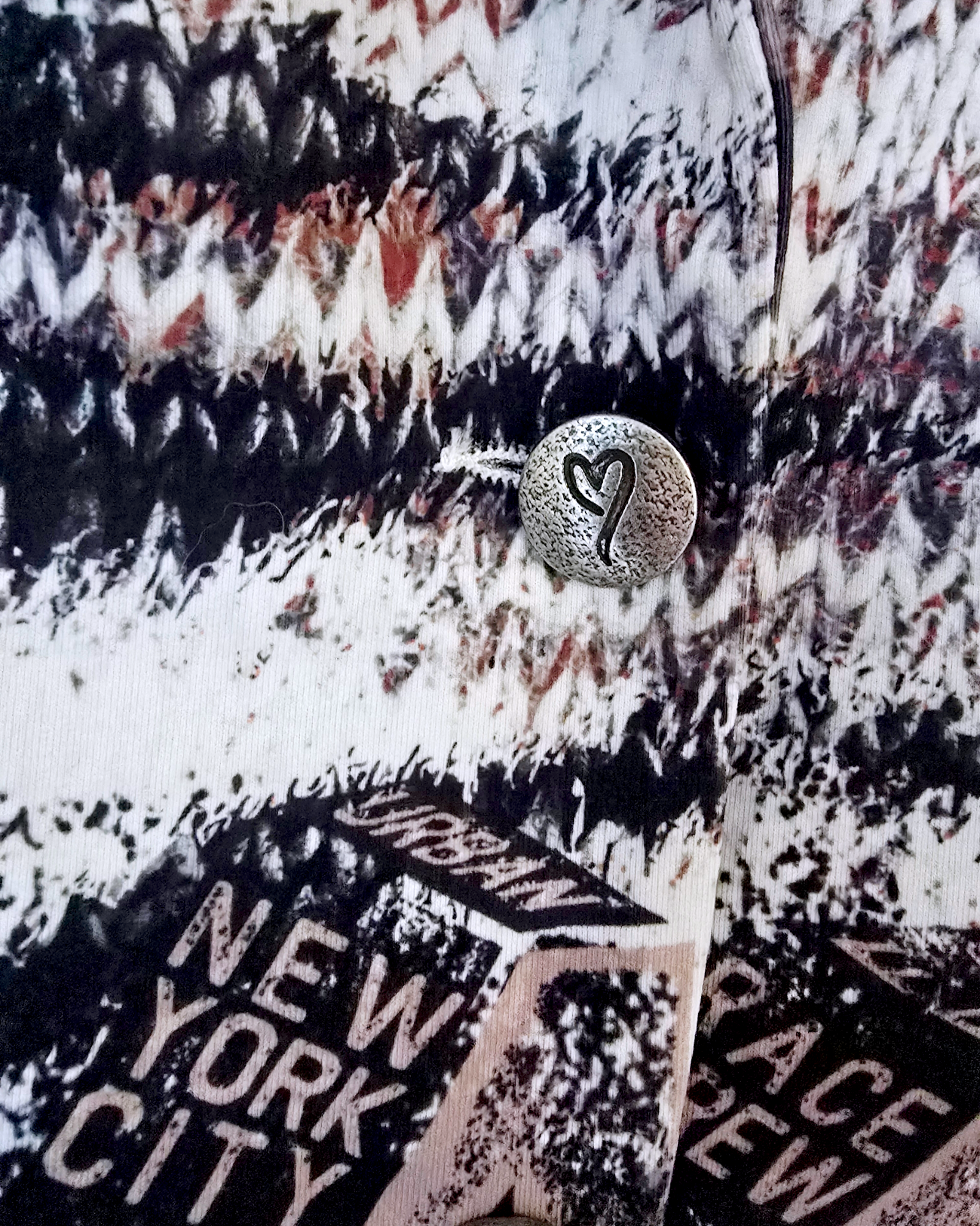 Veste cintrée à imprimé et strass