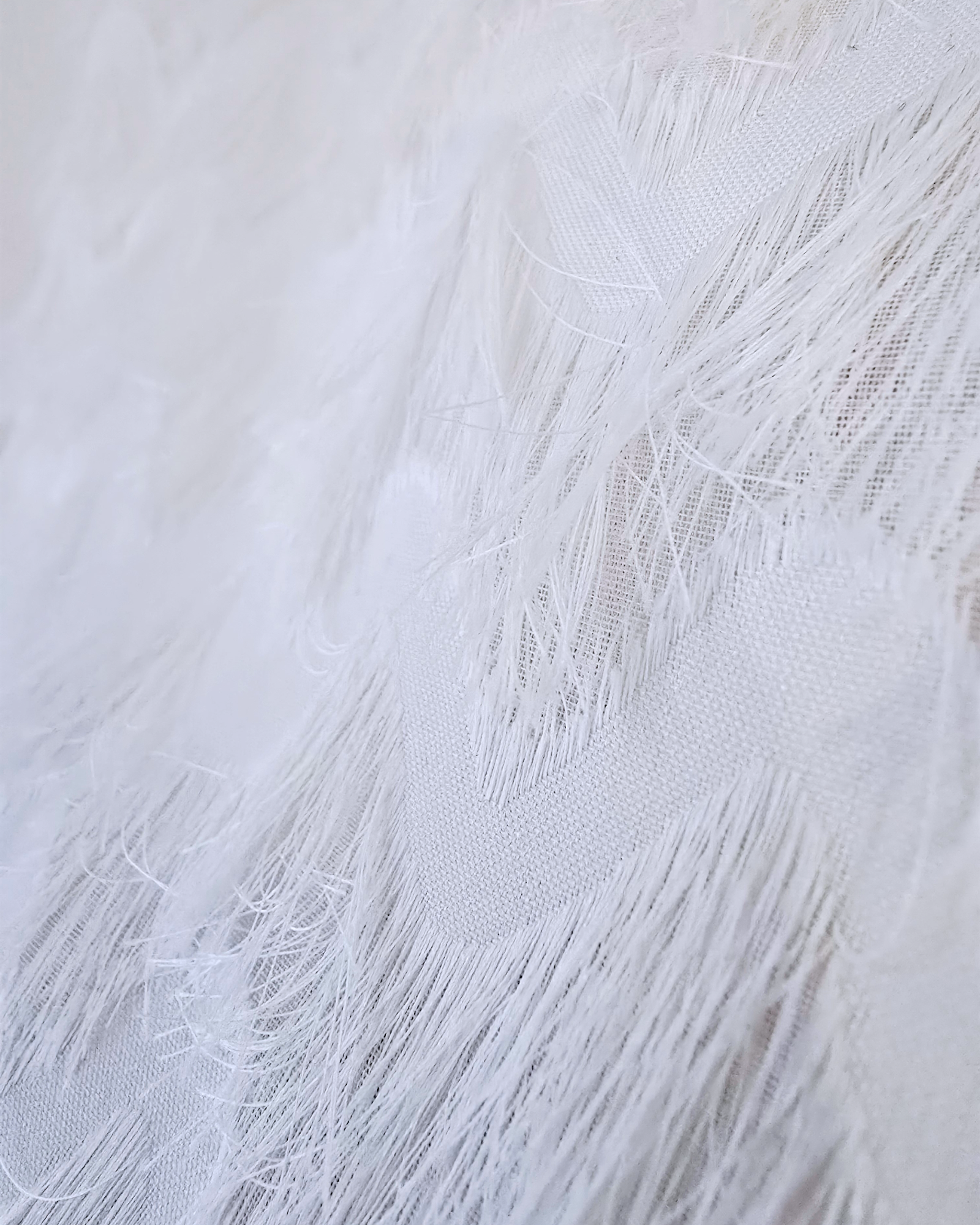 Jupe blanche plumetis