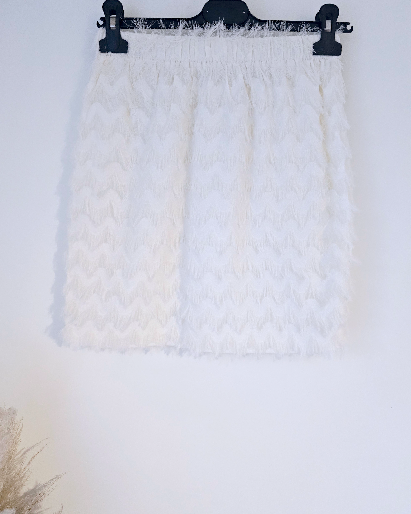 Jupe blanche plumetis