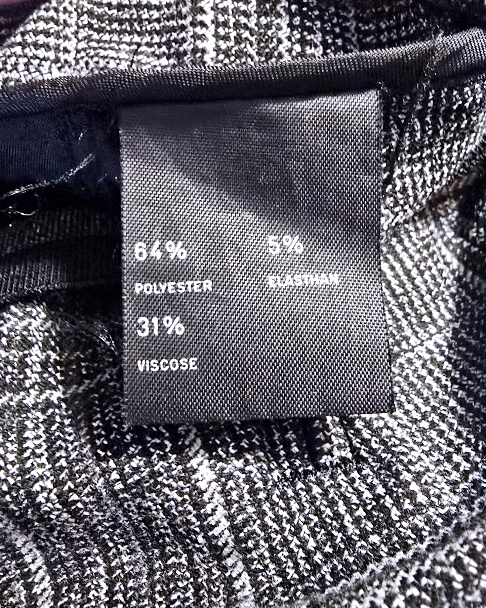 Pantalon jeeging à carreaux