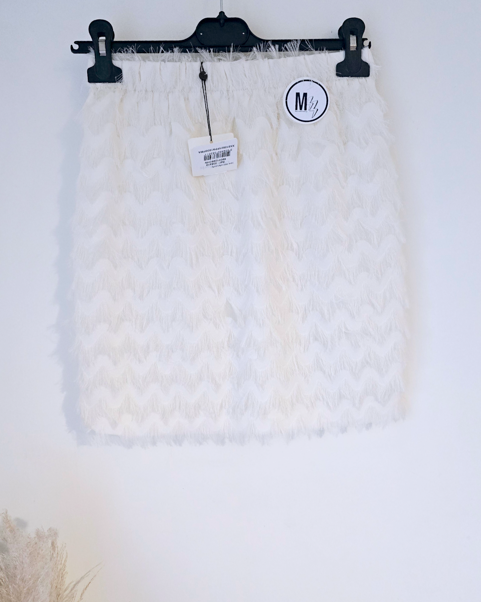Jupe blanche plumetis