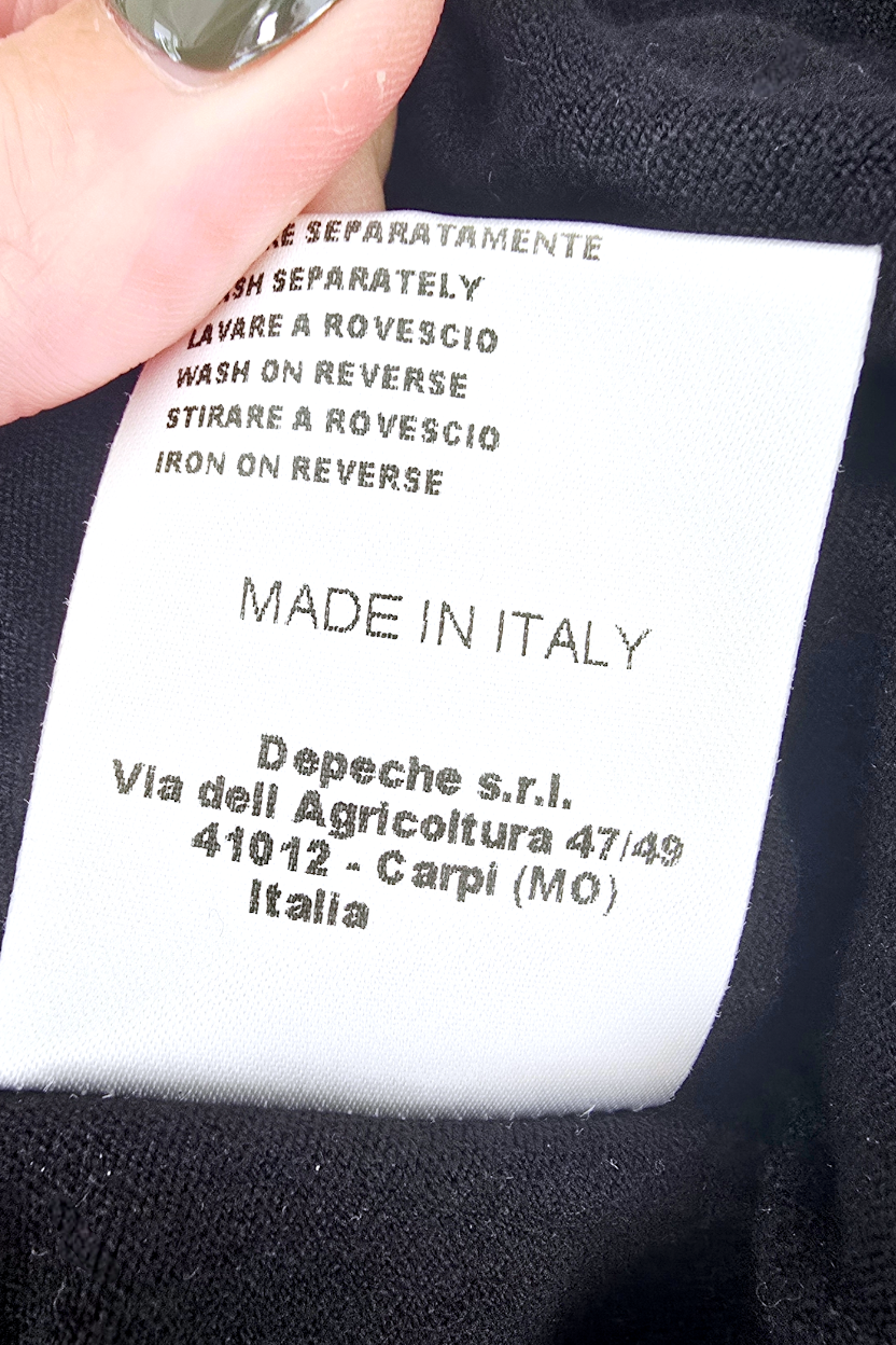 Pull noir éclairs sequins