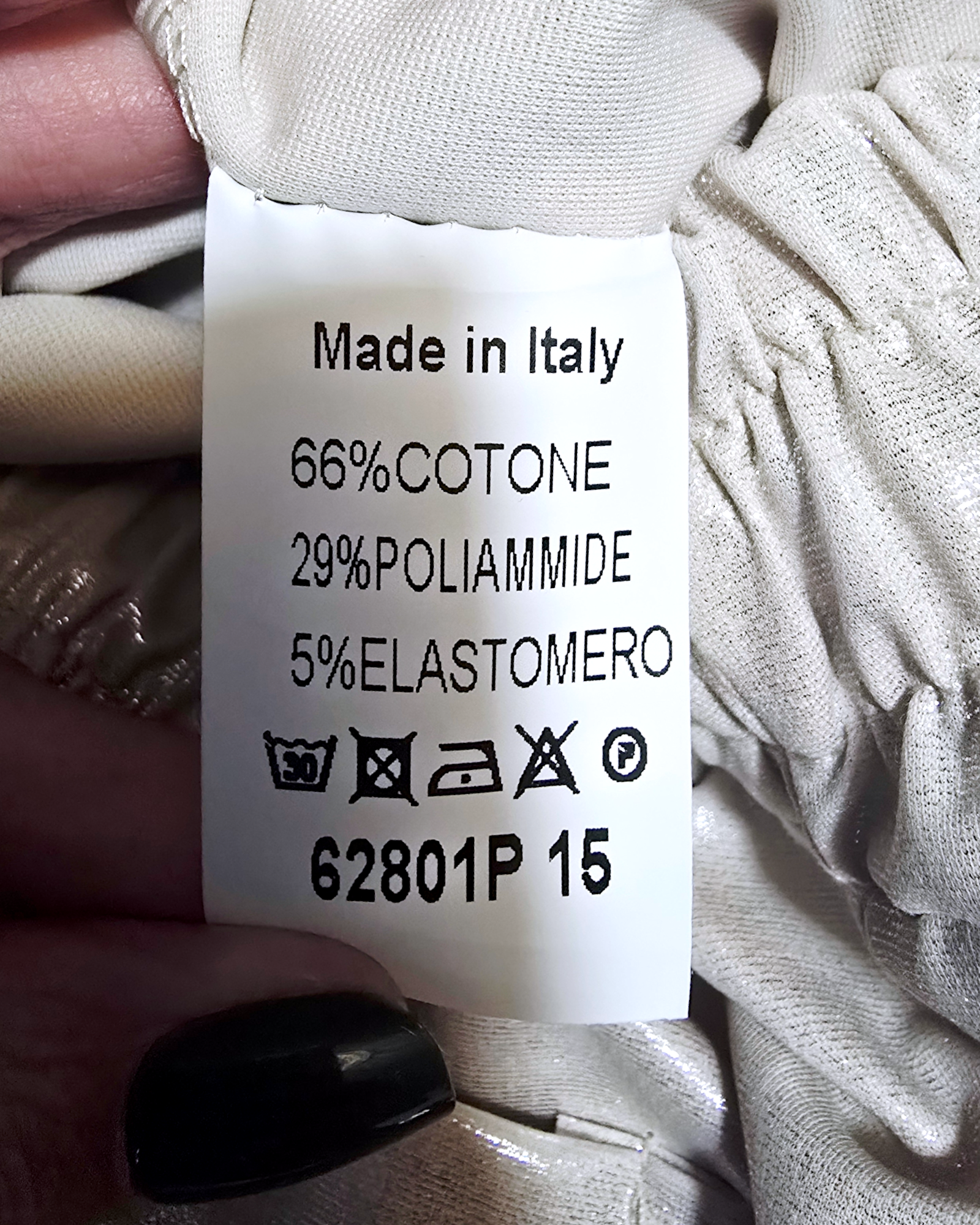 Pantalon jeeging irisé