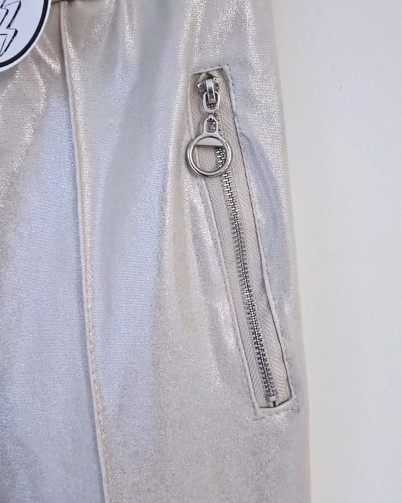 Pantalon jeeging irisé