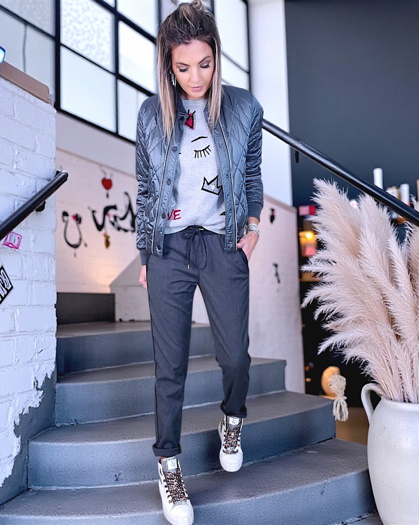 Doudoune matelassée gris métallisé - 𝐌𝐚𝐫𝐢𝐧𝐚𝟒𝟒𝐟𝐚𝐦𝐢𝐥𝐲