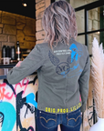 Veste cintrée créateur customisée - 𝐌𝐚𝐫𝐢𝐧𝐚𝟒𝟒𝐟𝐚𝐦𝐢𝐥𝐲