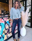 Chemise souple vert d'eau - 𝐌𝐚𝐫𝐢𝐧𝐚𝟒𝟒𝐟𝐚𝐦𝐢𝐥𝐲