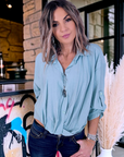 Chemise souple vert d'eau - 𝐌𝐚𝐫𝐢𝐧𝐚𝟒𝟒𝐟𝐚𝐦𝐢𝐥𝐲