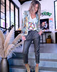 Pantalon kaki 100% cuir - 𝐌𝐚𝐫𝐢𝐧𝐚𝟒𝟒𝐟𝐚𝐦𝐢𝐥𝐲