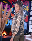Veste en jean à imprimé léopard - 𝐌𝐚𝐫𝐢𝐧𝐚𝟒𝟒𝐟𝐚𝐦𝐢𝐥𝐲