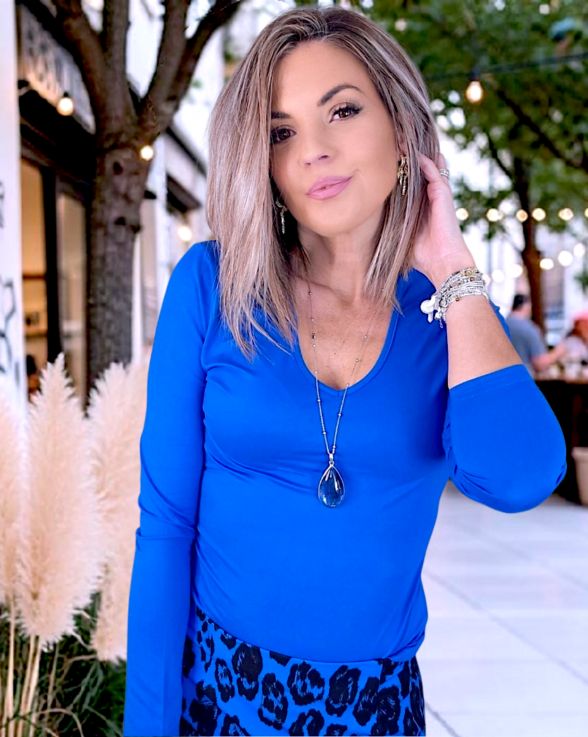 T-shirt lycra bleu roi - 𝐌𝐚𝐫𝐢𝐧𝐚𝟒𝟒𝐟𝐚𝐦𝐢𝐥𝐲