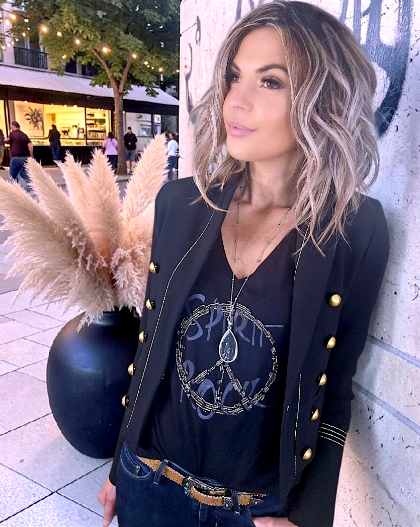 Veste officier noire - 𝐌𝐚𝐫𝐢𝐧𝐚𝟒𝟒𝐟𝐚𝐦𝐢𝐥𝐲