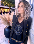 Veste officier noire - 𝐌𝐚𝐫𝐢𝐧𝐚𝟒𝟒𝐟𝐚𝐦𝐢𝐥𝐲